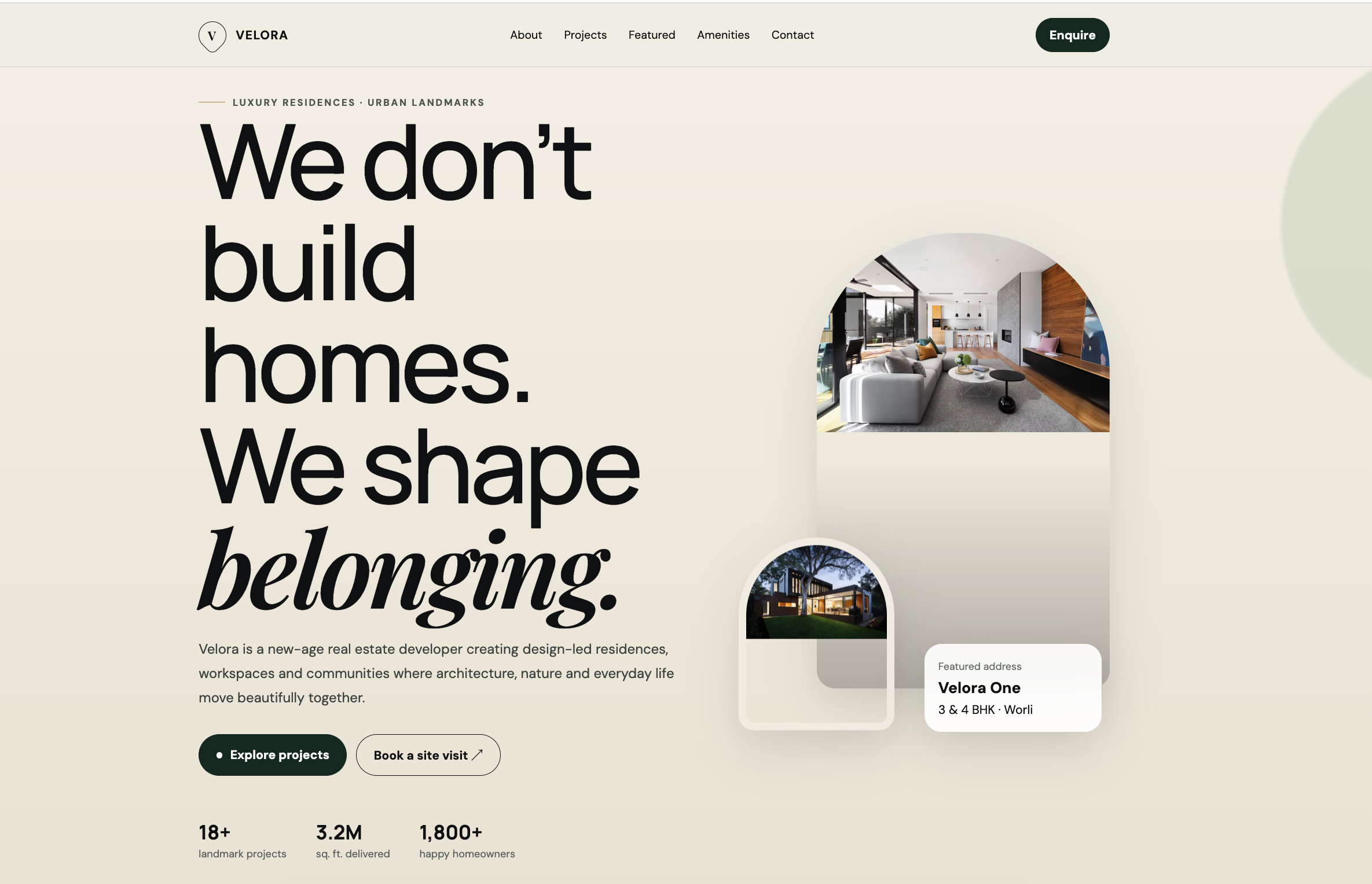 Launchpad landing page template preview